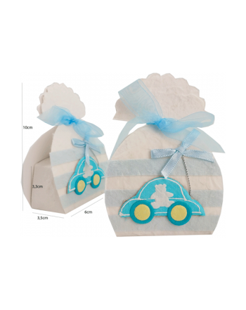 2X1 SET 33 CAJITAS Y BOLSITAS BABY AZUL