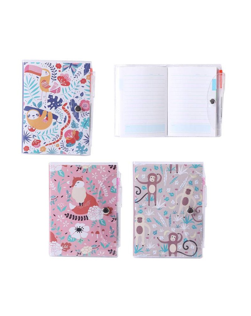 LIBRETA ZOO TROPICAL CON BOLiGRAFO LIBRETA ZOO TROPICAL CON BOLiGRAFO