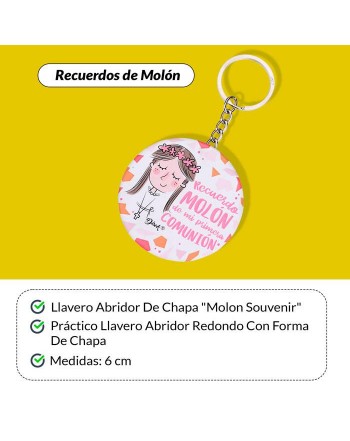 LLAVERO CHAPA ABRIDOR RECUERDO MOLoN