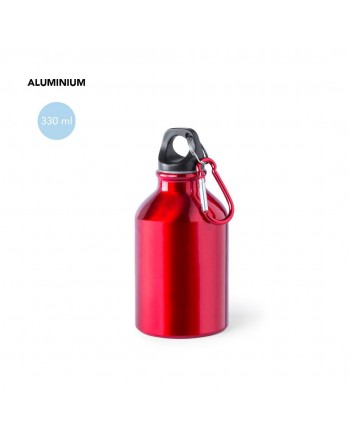 BIDoN ALUMINIO 330 ML CON TAPoN Y MOSQUEToN ROJO