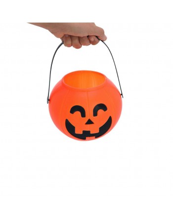 CESTA HALLOWEEN CALABAZA CON ASA
