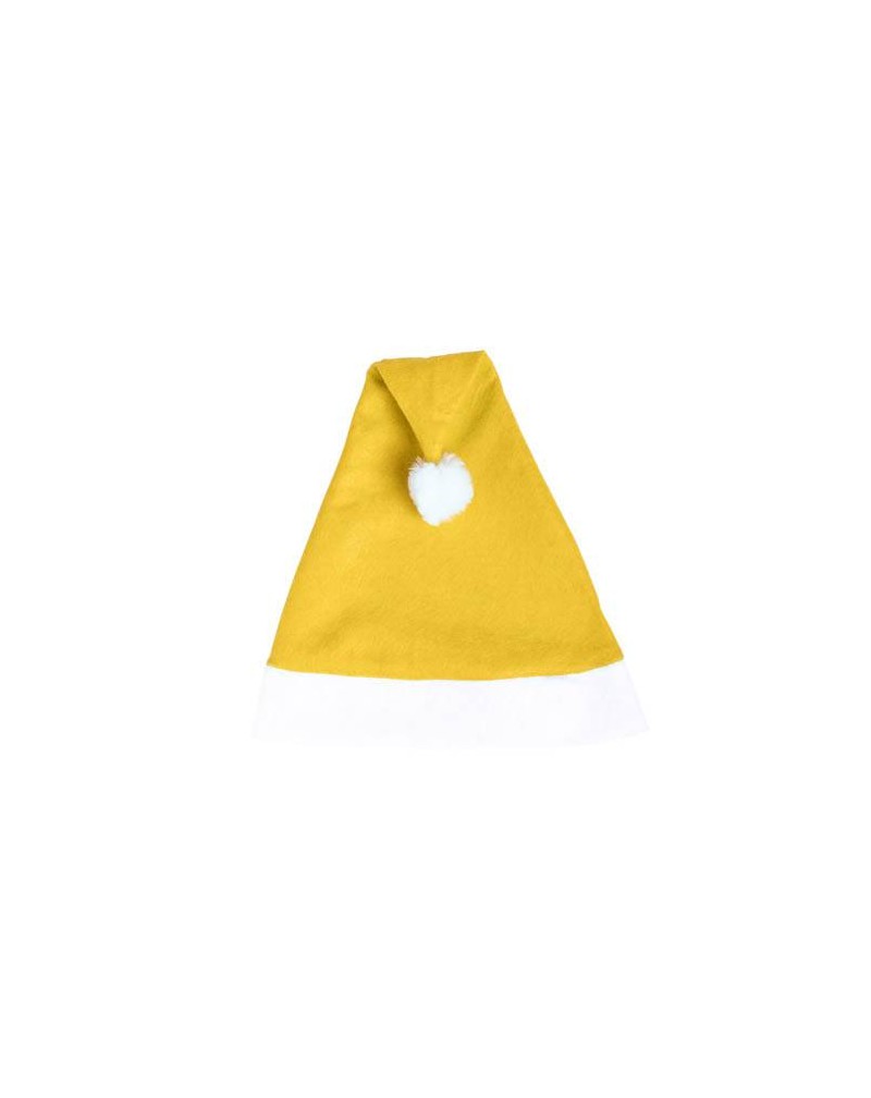 GORRO PAPA NOEL AMARILLO
