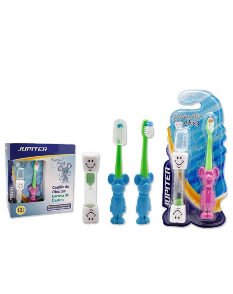 CEPILLO DIENTES RATONCITO PEREZ CON RELOJ ARENA