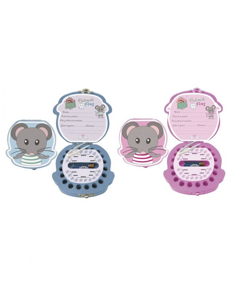 PACK 6 CAJITAS GUARDA DIENTES RATONCITO PEREZ