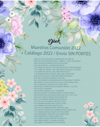 PEDIDO MUESTRAS COMUNIONES 2022
