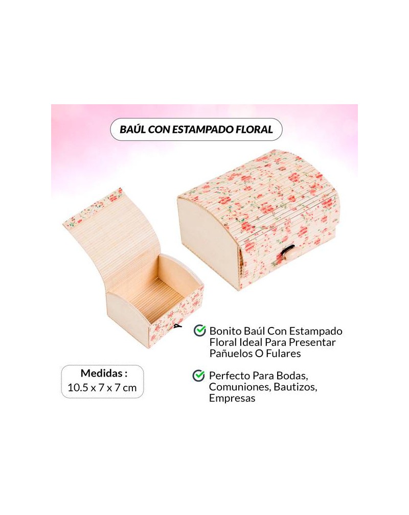 LOTE 50 BAuLES ESTAMPADOS FLORAL