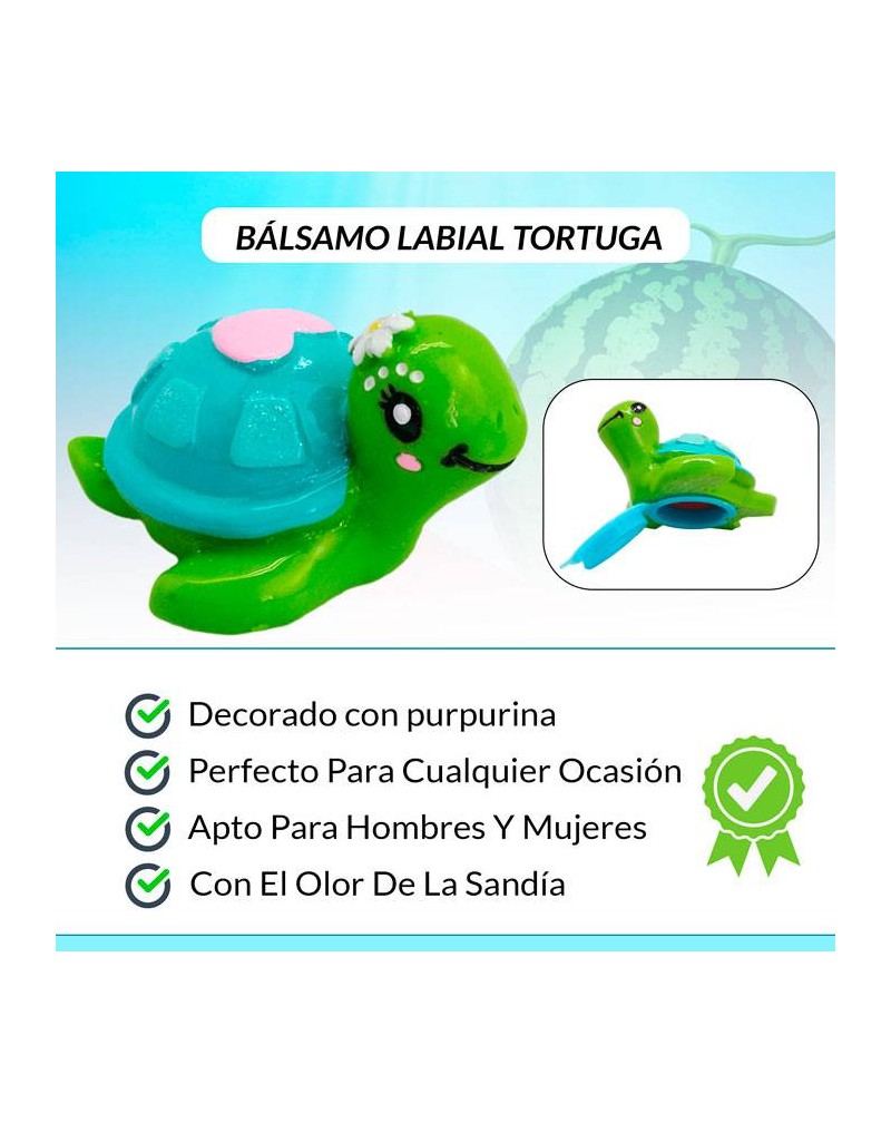 LOTE DE 100 BaLSAMO LABIAL TORTUGA PURPURINA