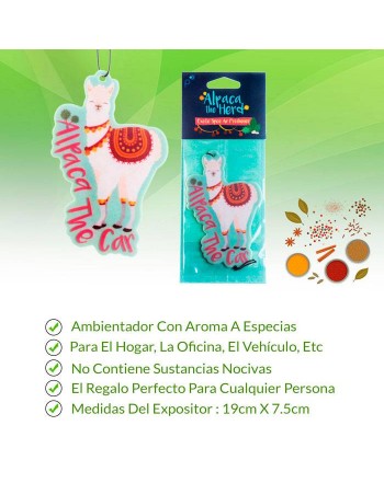 LOTE 50 AMBIENTADORES PARA COCHE LLAMA