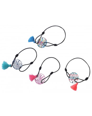 LOTE 500 PULSERAS aRBOL DE LA VIDA CON POMPoN