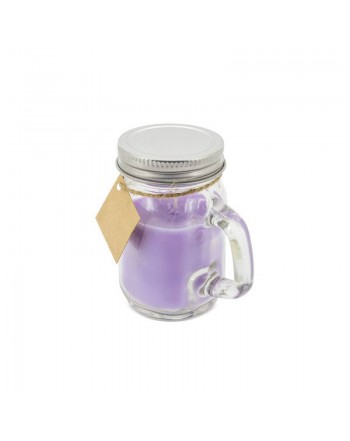 LOTE 25 VELAS JARRITA CON TAPA DE METAL LILA