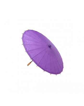 CAJA DE 60 PARASOLES PAPEL BAMBu LILA