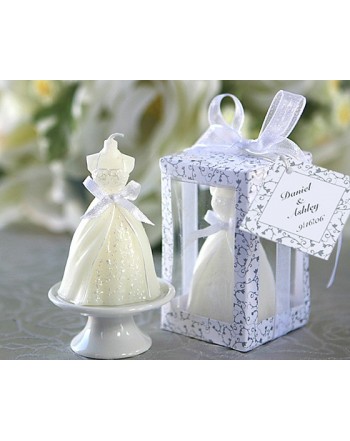 LOTE 300 VELAS VESTIDO DE NOVIA