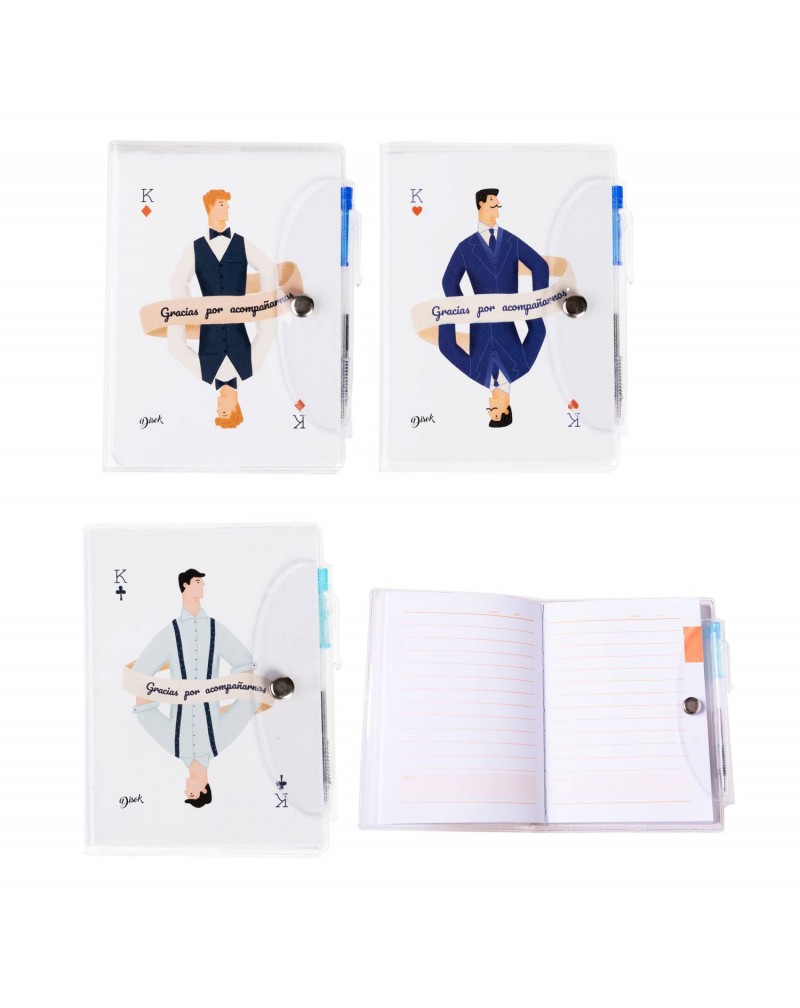 CAJA DE 480 LIBRETAS CARTA MEN CON BOLiGRAFO