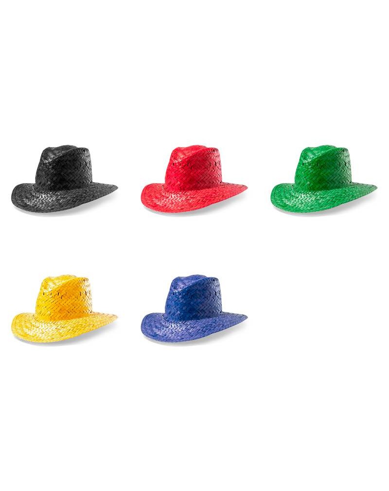 SOMBRERO DE PAJA DE COLORES