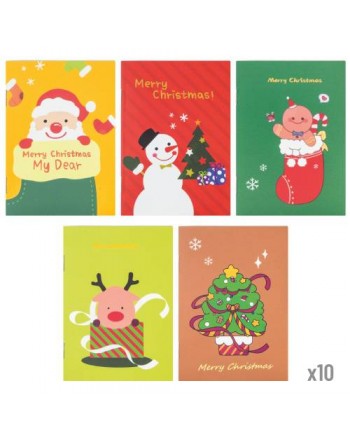 SET DE 10 LIBRETAS NAVIDENAS NAVIDAD